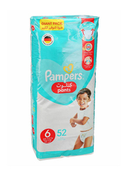 Pampers Alovera Diaper Pants, Size 6, 16-21 kg, 52 Count