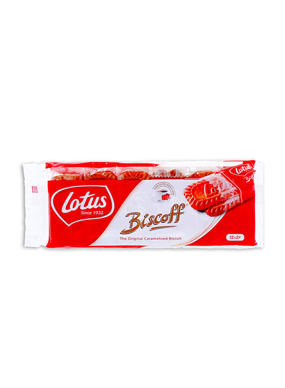 

Lotus Biscoff Original Caramelised Biscuits, 12 Packs, 186g