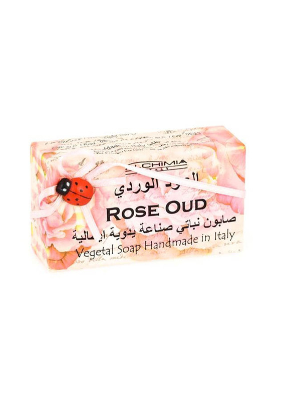 Alchimia Rose Oud Vegetal Handmade Soap Bar, 200g