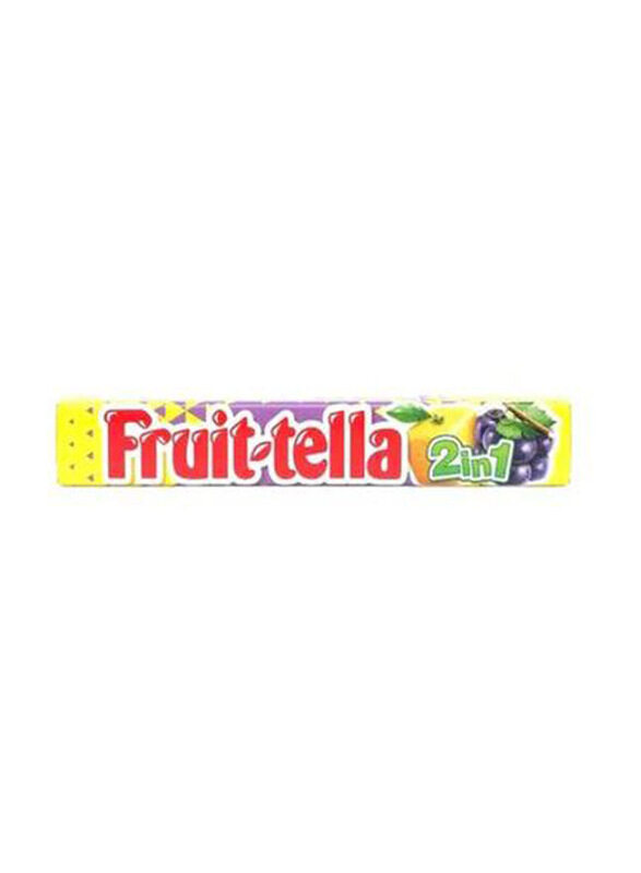 

Fruittella 2-In-1 Lemon Grape Candy, 32.4g