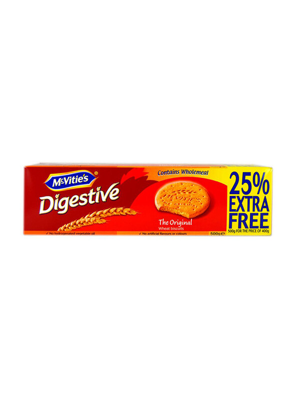 

McVitie's Digestive Original Source of Fiber Biscuits, 500g