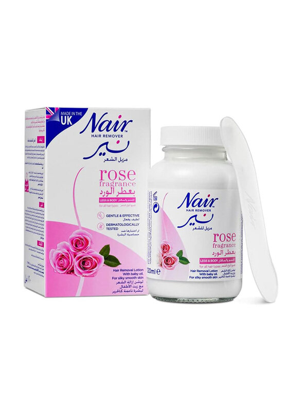 

Nair Rose Fragrance Hair Removal Lotion, 120ml