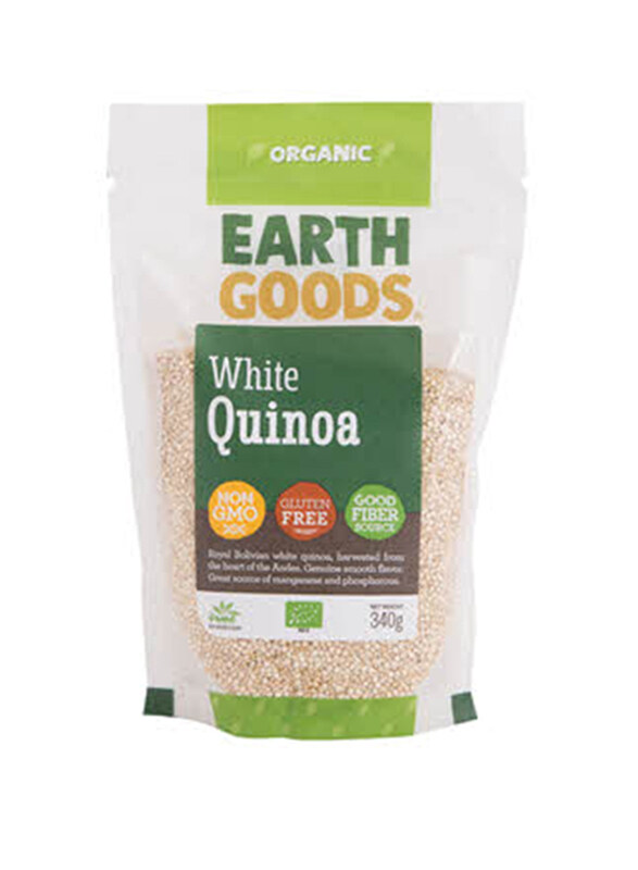 

Earth Goods Organic White Quinoa, 340g