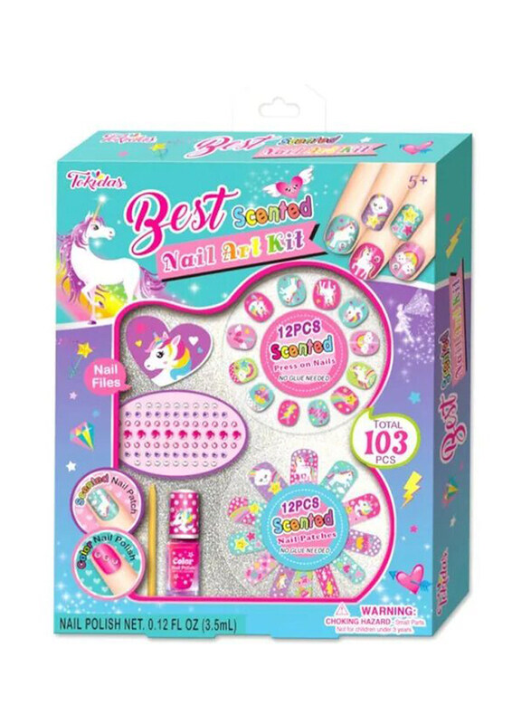 

Tokidas Best Scented Nail Art Kit, 103 Pieces, Ages 5+, Multicolour