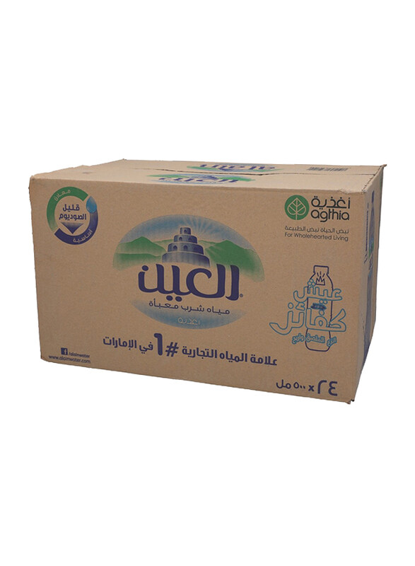 

Al Ain Mineral Water, 24 Bottles x 500ml