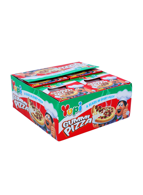 Yupi Gummy Pizza Outer Candies, 24 x 23g