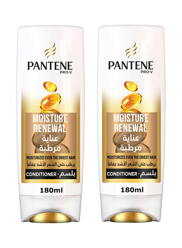 

Pantene Moisture Renewal Conditioner, 2 x 180ml