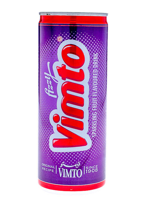 

Vimto Fizzy Sparkling Fruit Flavored Drink, 250ml
