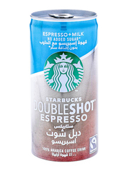 Starbucks Doubleshot Espresso No Added Sugar Arabica Coffee Drink, 200ml