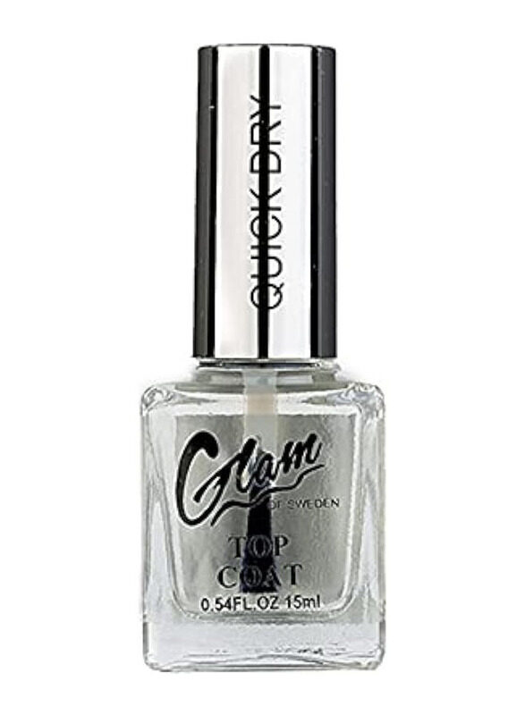 

Glam of Sweden Top Coat Quick Dry, 15ml, Clear