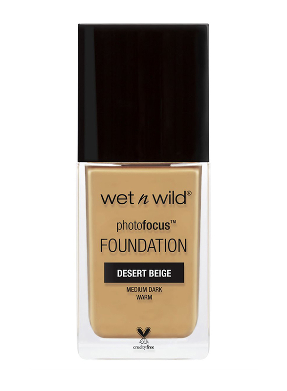 Wet N Wild Photo Focus Foundation, Desert Beige, Beige