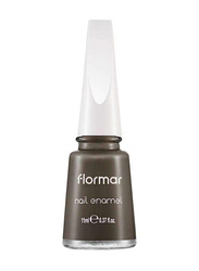 Flormar Glossy Nail Enamel, 428 Hot Chocolate, Brown