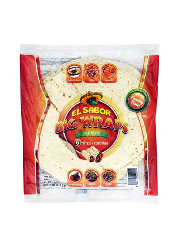 

El Sabor Tortilla Wraps Xl, 420g