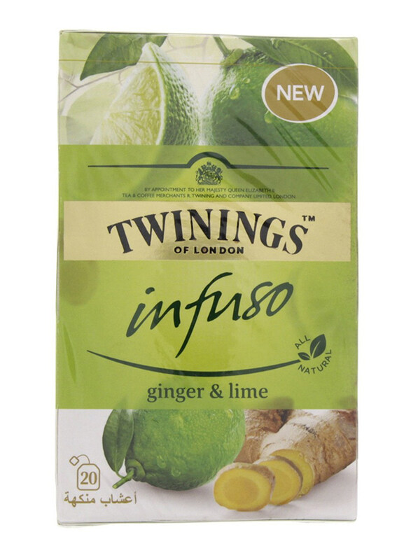 

Twinings Infuso Ginger and Lime Flavored Tea, 20 Tea Bags