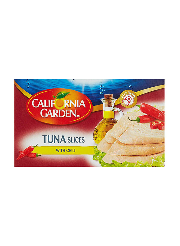 

California Garden Tuna Slices with Chili In Sunflower Oil, 120g