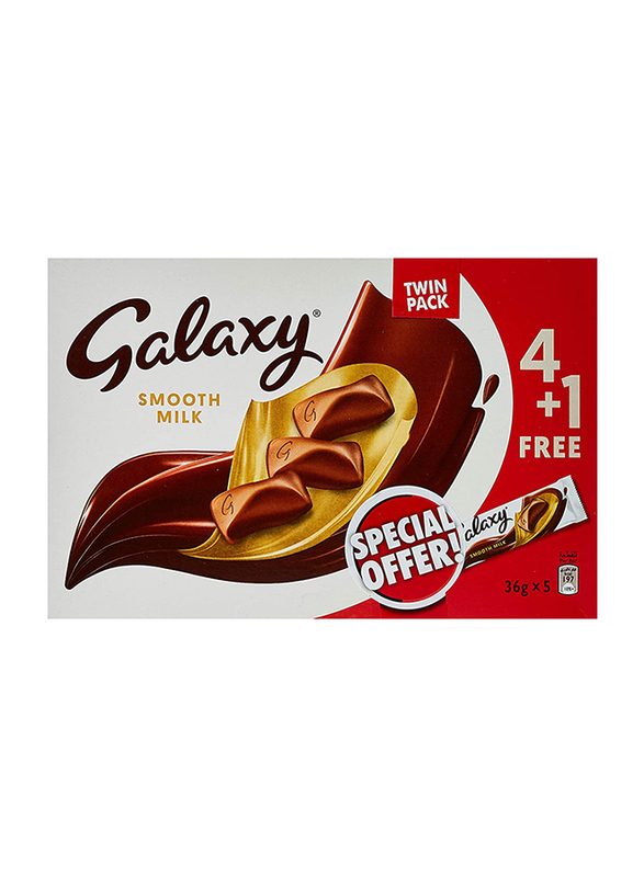 Galaxy Smooth Milk Chocolate Bars, 10 Pieces x 36g
