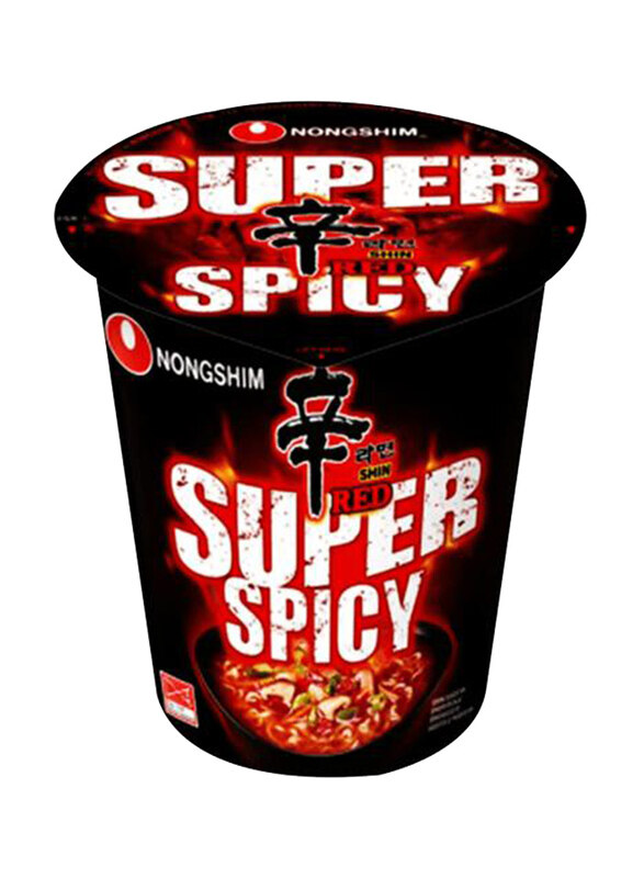 

Nongshim Shin Red Super Spicy Cup Noodles, 68 g