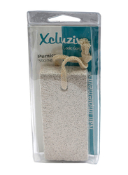 Xcluzive Pumice Rectangular Stone with Rope, Grey