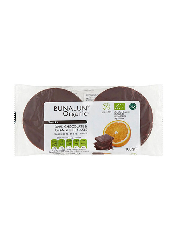 

Bunalun Dark Chocolate Orange Rice Cake, 100g