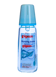 Pigeon Glass Nurser K-6 Feeding Bottle with Peristaltic Nipple, 200ml, Clear/White