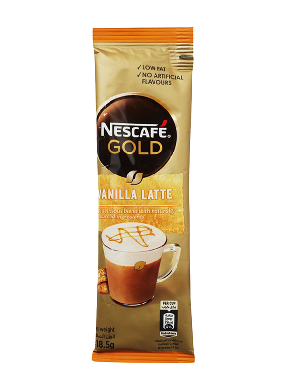 Nescafe Gold Vanilla Latte Coffee, 18.5g