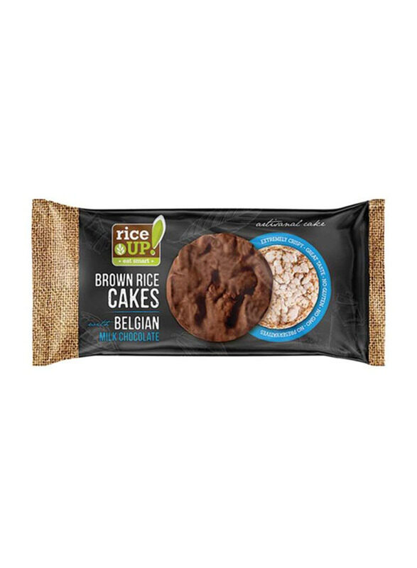 

Rice Up Belgian Milk Chocolate Brown Rice Cakes, 90g