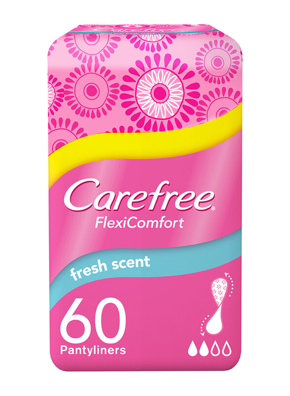 

Carefree Flexi Comfort Fresh Pantyliners, 60 Pieces