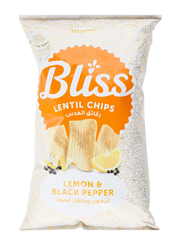 Kitco Bliss Lemon & Pepper Lentil Chips, 135g