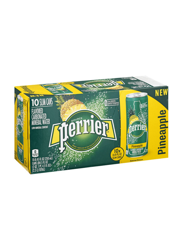 

Perrier Sparkling Water Pineapple, 10 x 250ml