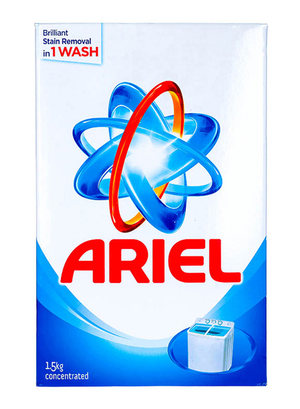 Ariel Laundry Powder Detergent, 1.5 Kg