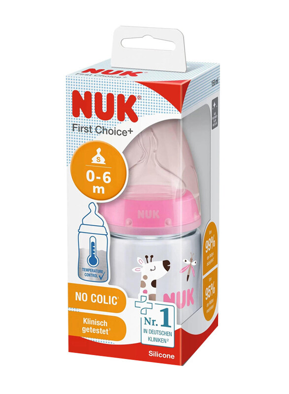 Nuk Anti-Colic First Choice Plus Polypropylene Bottle, 150ml