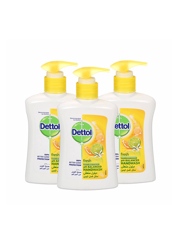 

Dettol Fresh Antibacterial Hand Wash, 3 x 200ml