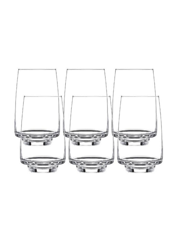 

Luminarc 350ml 6-Piece Equip Home F6 HB Tumbler Glass, DJ6761, Clear