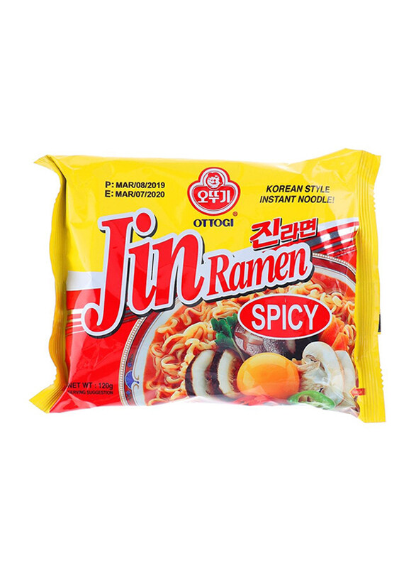 

Ottogi Jin Ramen Spicy Noodles, 120g