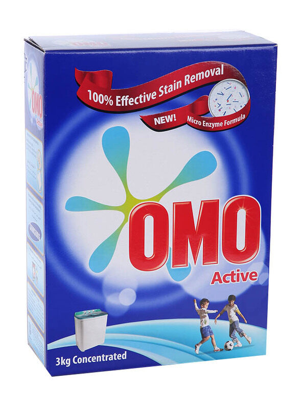 

Omo Active Powder Laundry Detergent, 3Kg