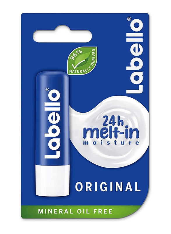 Labello Classic Moisturizing Lip Balm, 4.8g, White