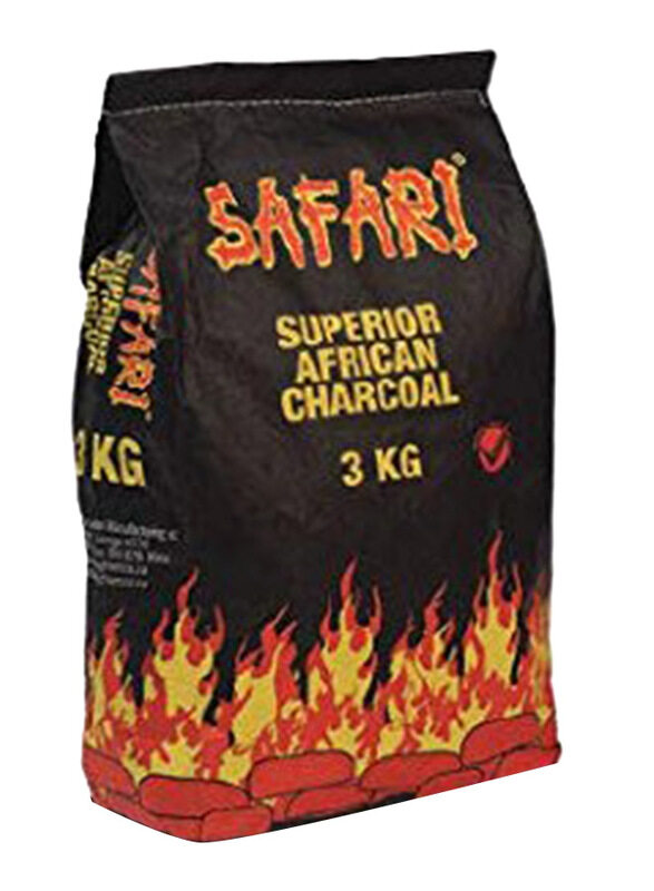 

Safari 3Kg Hardwood Charcoal, Black