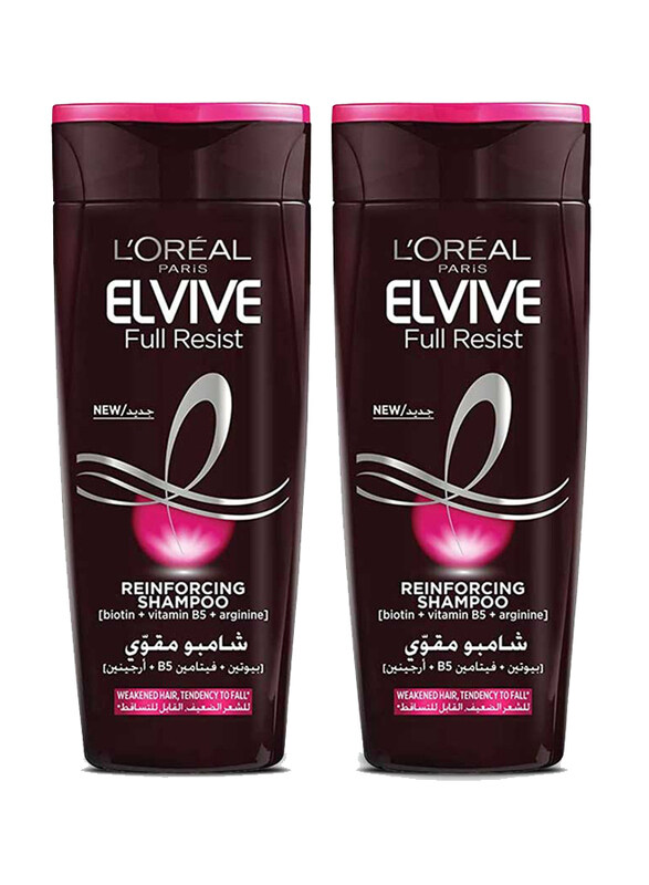 

L'Oréal Paris L'Oral Paris Elvive Full Resist Shampoo for All Hair Types, 2 x 400ml