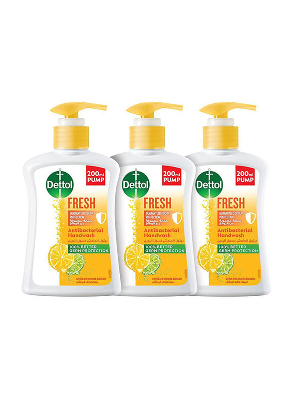

Dettol Zing Liquid Handwash, 3 x 200ml