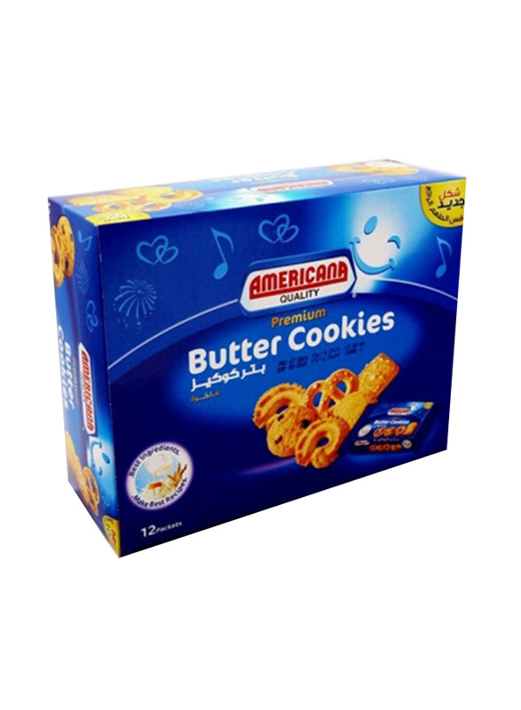 

Americana Premium Butter Cookies, 12 Pieces x 44g