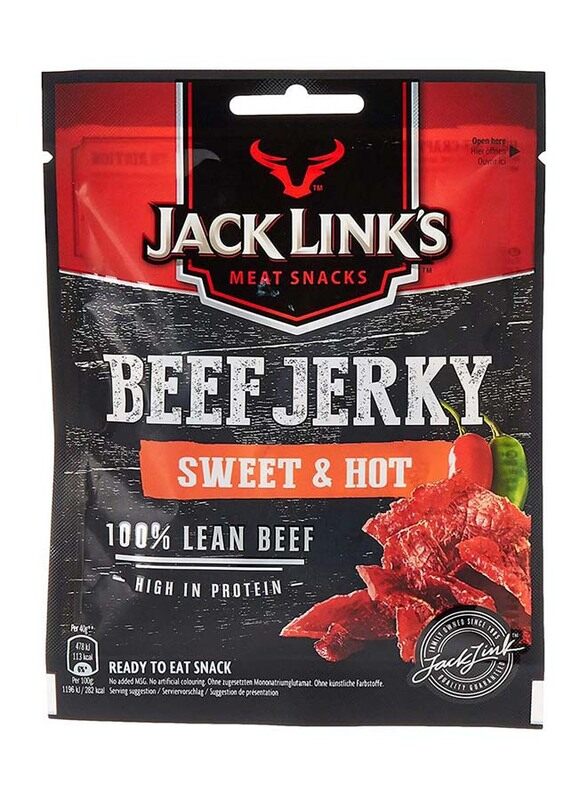 

Jack Links Sweet & Hot Beef Jerkey Meat Snacks, 70g