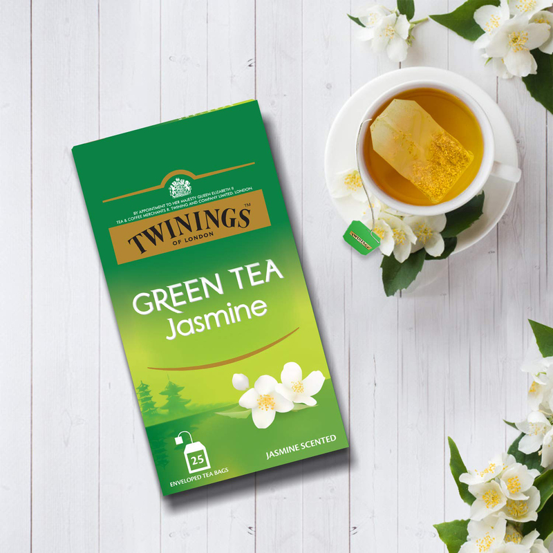 Twinings Gold Jasmine Green Tea, 25 Tea Bags x 2g