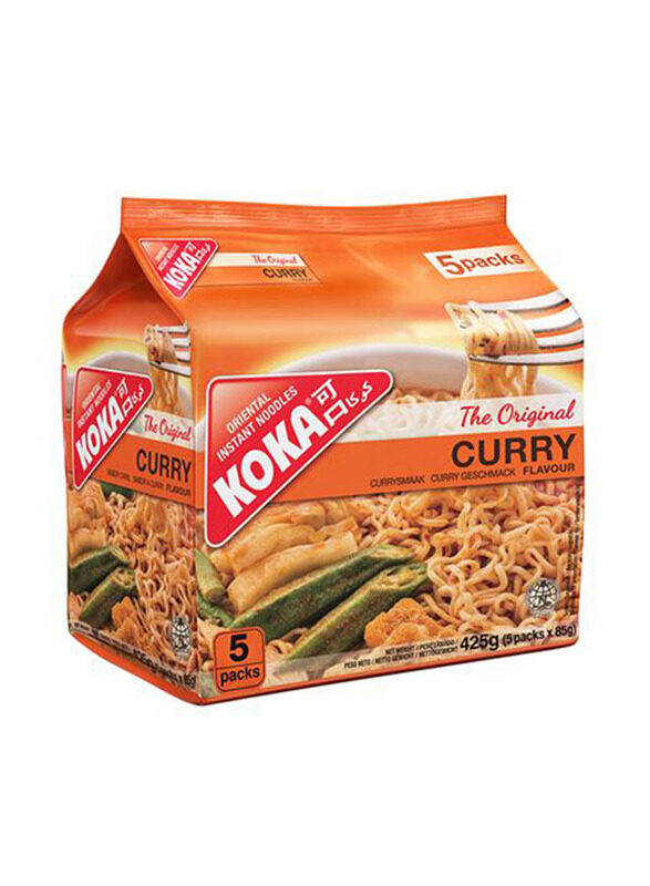 

Koka Curry Flavour Instant Noodle, 5 Packs x 85g