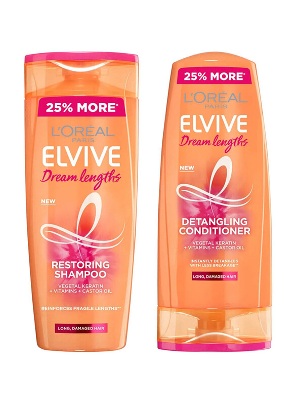 

L'Oréal Paris L'Oral Paris Elvive Dream Lengths Shampoo and Conditioner, 2 x 400ml