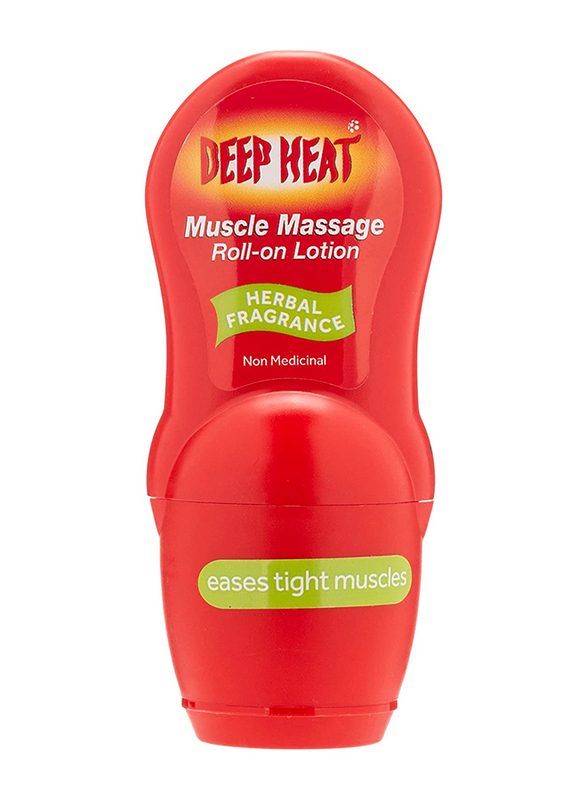 Deep Heat Muscle Massage Roll On Lotion, 50ml