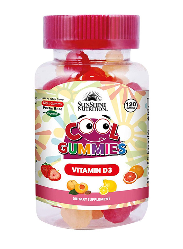 

Sunshine Nutrition Cool Gummies Vitamin D3, 120 Gummies