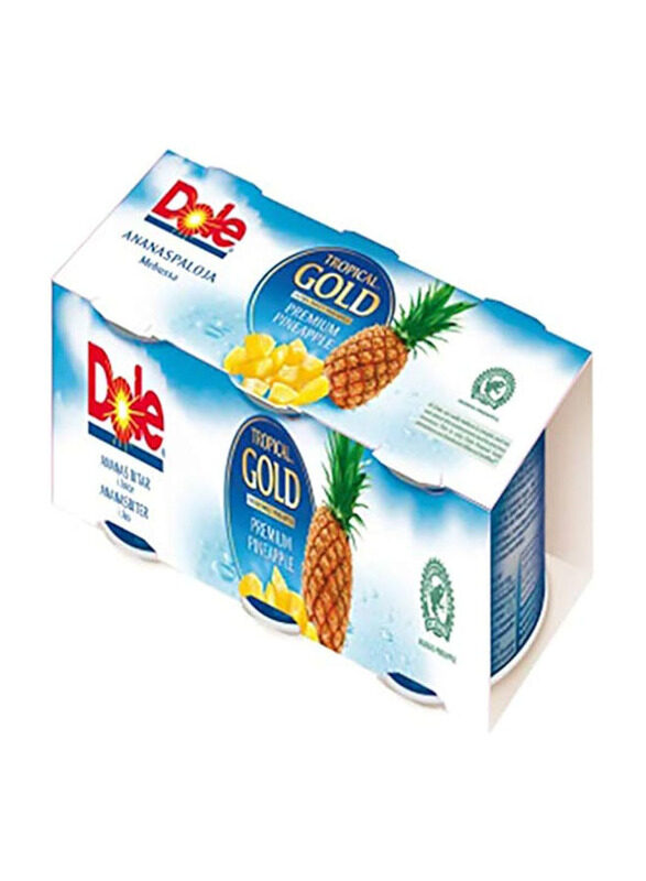 

Dole Gold Pineapple Slices Juice, 3 x 227g