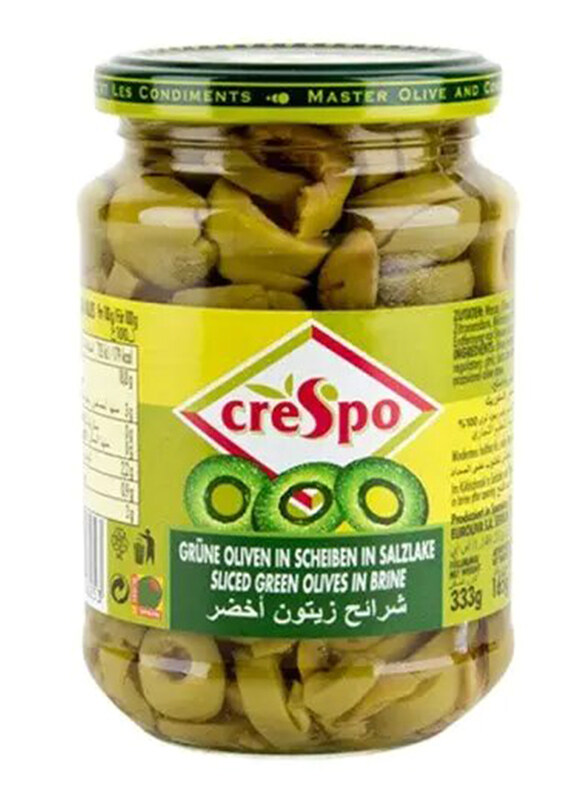 

Crespo Sliced Green Olives, 333g