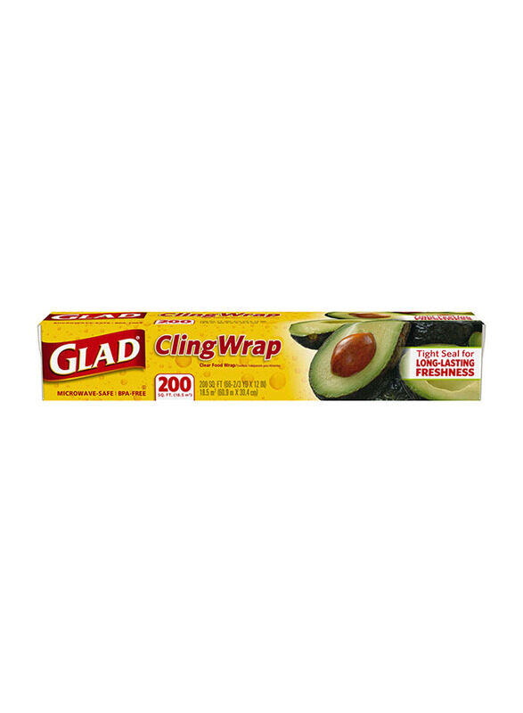 

Glad Cling Wrap Clear Plastic Loop, 200 sq. ft.