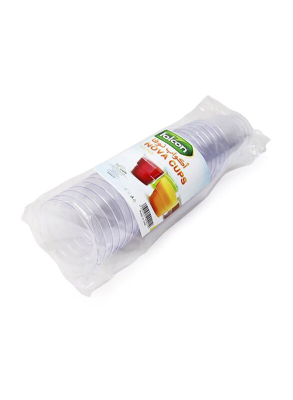 

Falcon 50-Piece Disposable 200cc Nova Cup Set, Clear